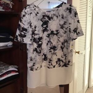 NEW Ellen Tracy floral shirt